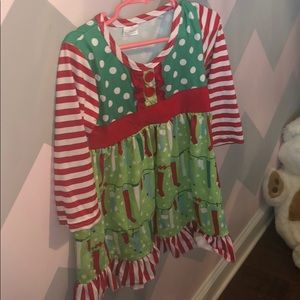 Girls Christmas dress. EUC
